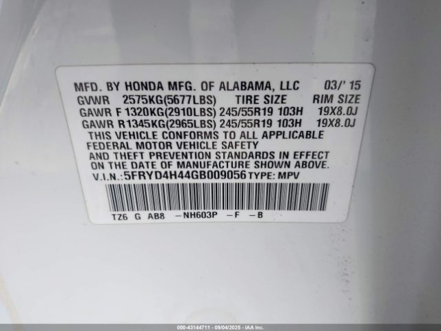 2016 ACURA MDX 5FRYD4H44GB009056 Photo 8