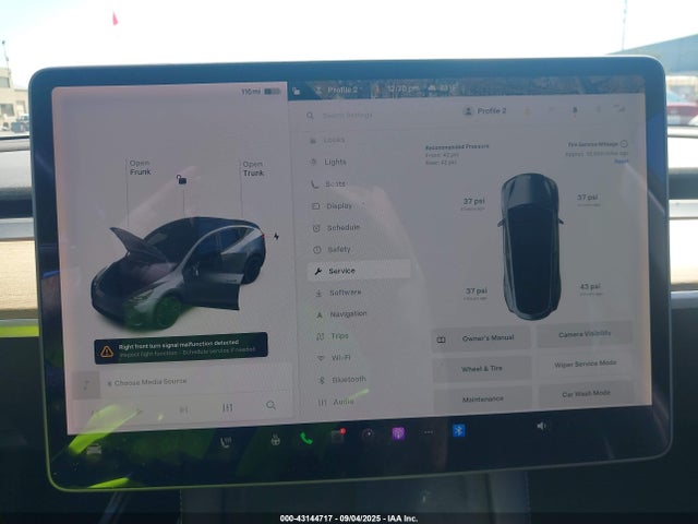2021 TESLA MODEL Y 5YJYGDEF6MF157705 Photo 6