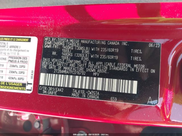 2023 LEXUS RX 350 2T2BAMBA7PC016792 Photo 8