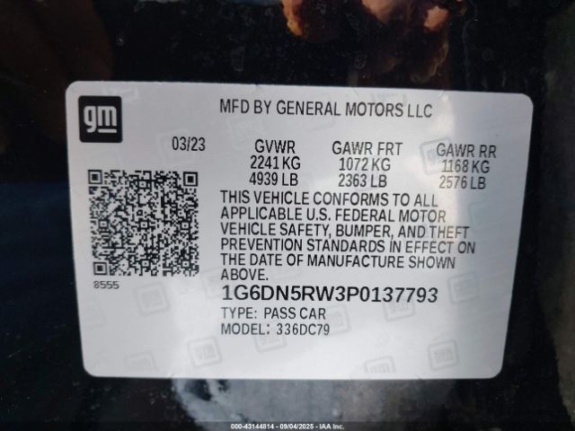 2023 CADILLAC CT5 1G6DN5RW3P0137793 Photo 8