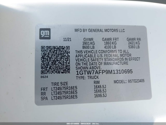 1GTW7AFP9M1310695 GMC lv1
