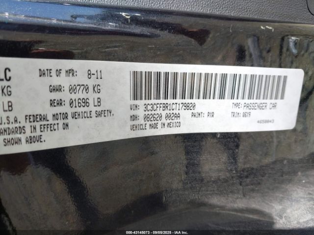 2012 FIAT 500 3C3CFFBR1CT179820 Photo 8