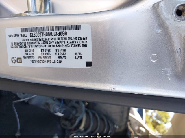 6G3F15RW0HL300372 Chevrolet ls3 - ho: high output, alum
