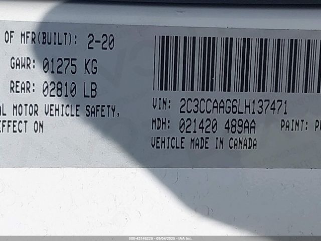 2020 CHRYSLER 300 2C3CCAAG6LH137471 Photo 8