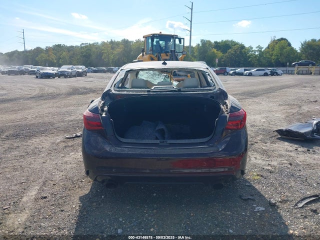 2018 Infiniti Q50 3.0t Luxe მანქანა იყიდება აუქციონზე, vin: JN1EV7AR5JM438703, აუქციონის ნომერი: 43146578