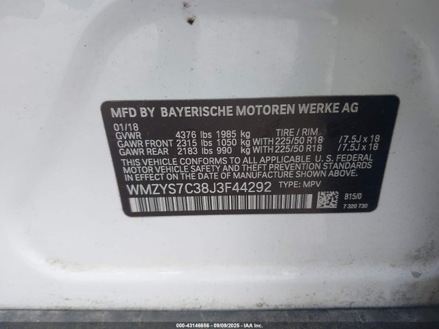WMZYS7C38J3F44292 Mini Countryman