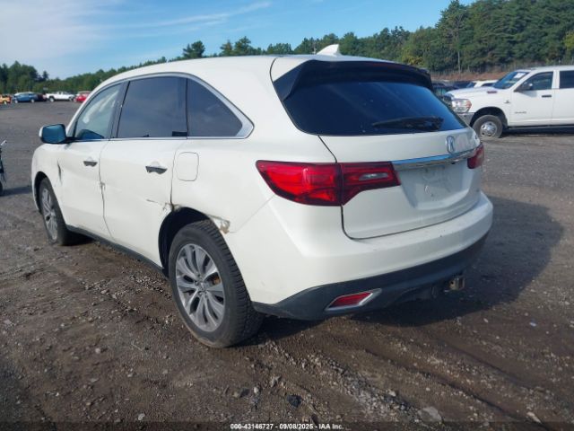 2015 ACURA MDX 5FRYD4H45FB014460 Photo 2