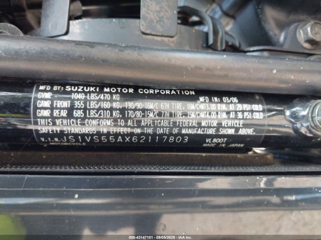 2006 SUZUKI C50 JS1VS55AX62117803 Photo 9