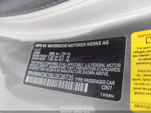 2018 MINI CONVERTIBLE WMWWG9C58J3E38735 Photo 8