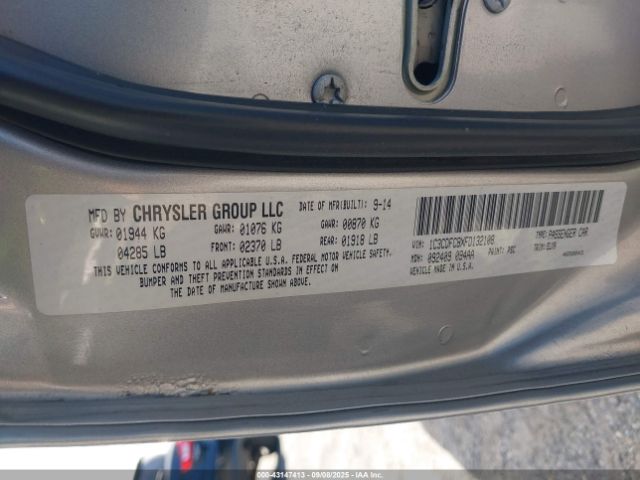 2015 DODGE DART 1C3CDFCBXFD132108 Photo 8