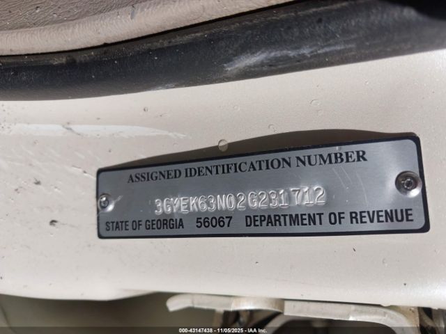 2002 CADILLAC ESCALADE EXT 3GYEK63N02G231712 Photo 8