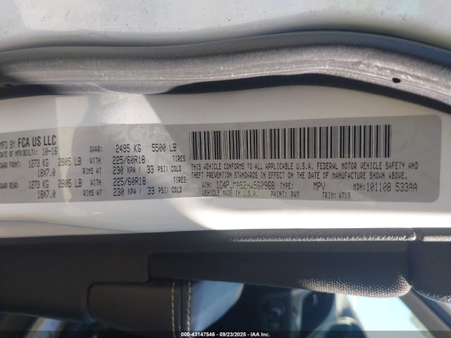 1C4PJMAS2HW560968 Jeep 2017