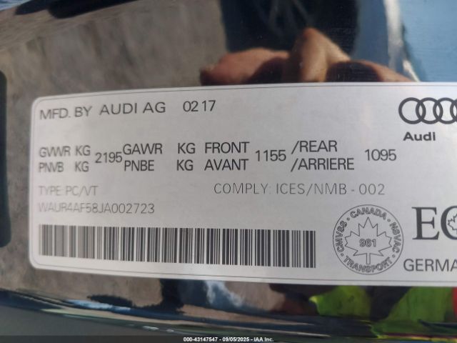 2018 AUDI S5 WAUR4AF58JA002723 Photo 8