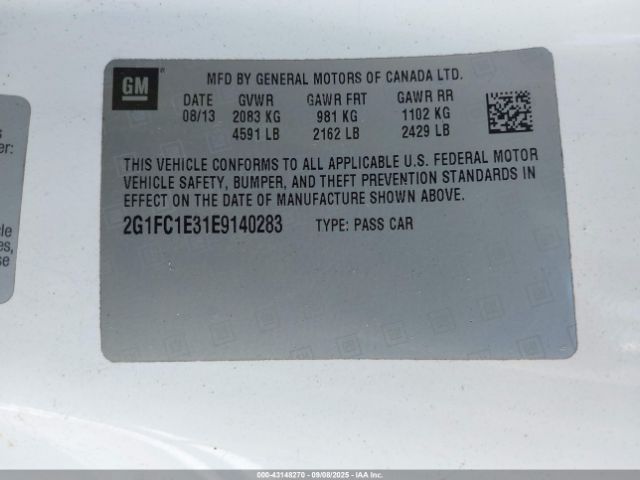 2014 CHEVROLET CAMARO 2G1FC1E31E9140283 Photo 8