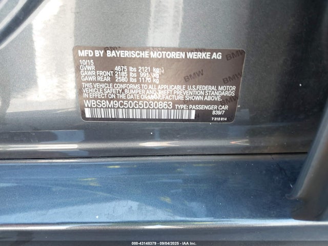 2016 BMW M3 WBS8M9C50G5D30863 Photo 8