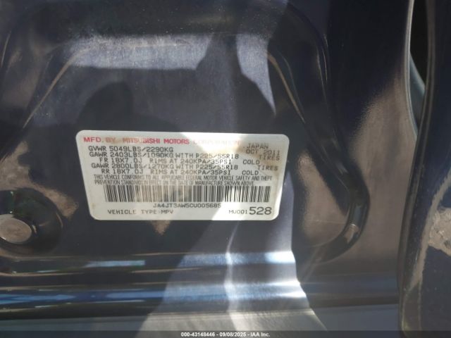 2012 MITSUBISHI OUTLANDER JA4JT3AW5CU005685 Photo 8