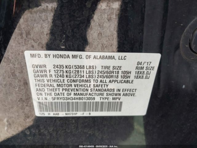 2017 ACURA MDX 5FRYD3H34HB013059 Photo 8