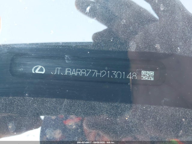 JTJBARBZ7H2130148 Lexus 8ar-fts