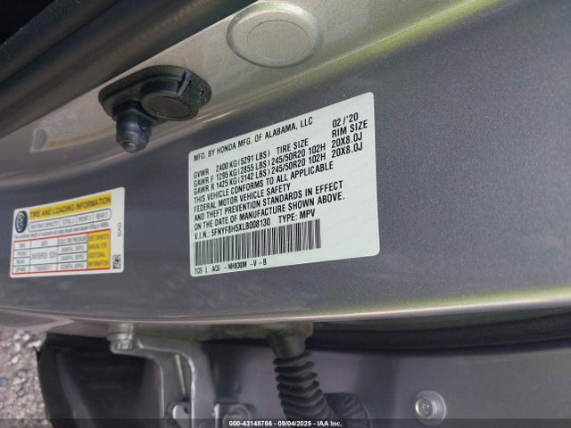 5FNYF8H5XLB008130 Honda j35y6