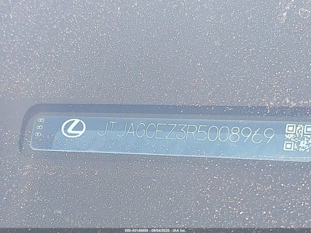 JTJAGCEZ3R5008969 Lexus t24a-fts