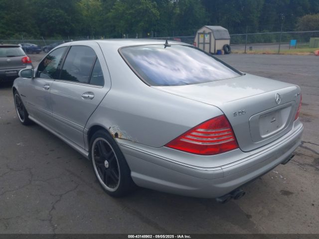 2003 MERCEDES-BENZ S 55 AMG WDBNG74J53A344224 Photo 2