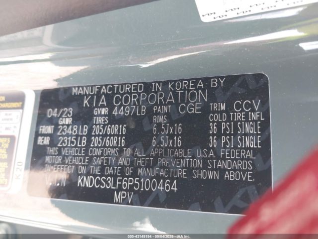 2023 KIA NIRO PLUG-IN HYBRID KNDCS3LF6P5100464 Photo 8