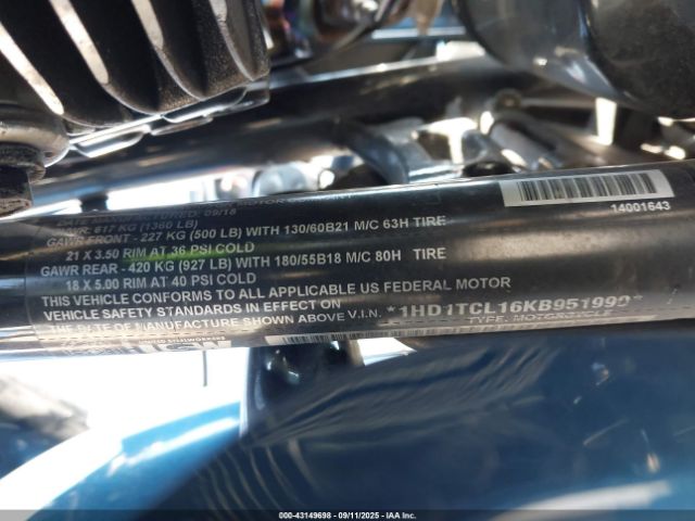 2019 HARLEY-DAVIDSON FLTRXSE 1HD1TCL16KB951990 Photo 9