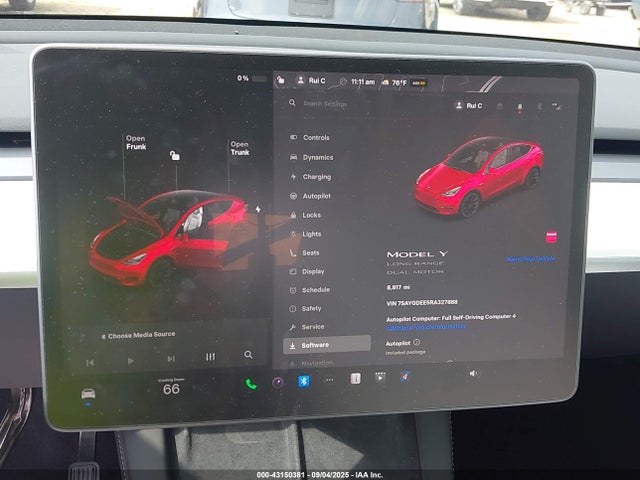 2024 TESLA MODEL Y 7SAYGDEE5RA327888 Photo 6