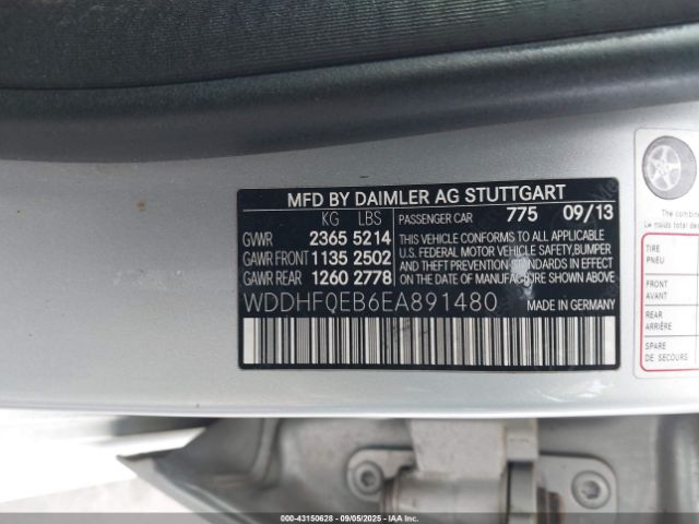 2014 MERCEDES-BENZ E 250 BLUETEC WDDHF0EB6EA891480 Photo 8