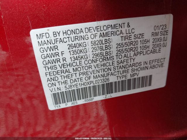 2023 ACURA MDX 5J8YE1H0XPL023326 Photo 8