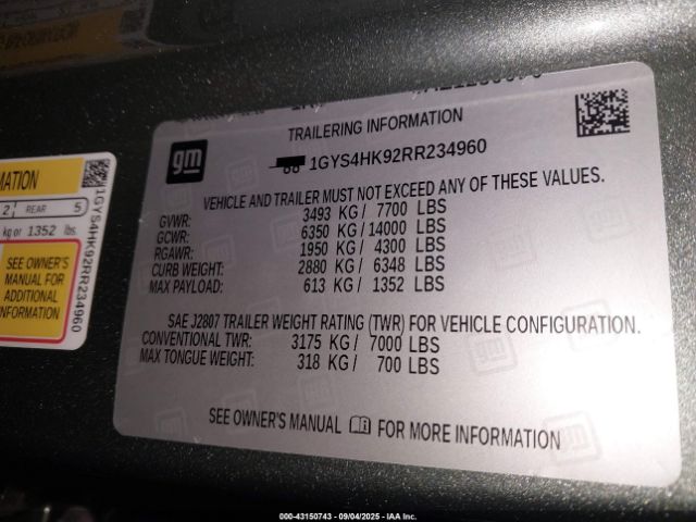 2024 CADILLAC ESCALADE 1GYS4HK92RR234960 Photo 8