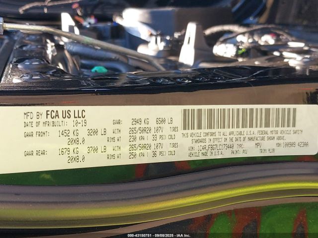 2020 JEEP GRAND CHEROKEE 1C4RJFBG7LC173440 Photo 8