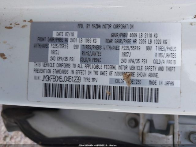 2018 MAZDA CX-5 JM3KFBCM5J0451239 Photo 8