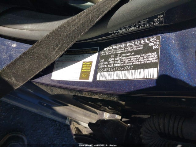 Mercedes-Benz m274 2018 55SWF4JB4JU280782 Image 9