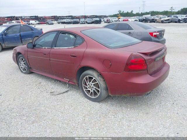 2004 Pontiac Grand Prix Gtp მანქანა იყიდება აუქციონზე, vin: 2G2WR524341230885, აუქციონის ნომერი: 43150992