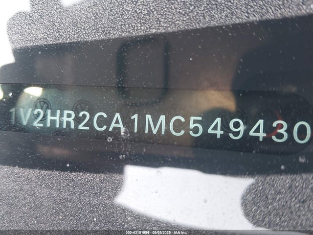 1V2HR2CA1MC549430 Volkswagen 3.6 fsi