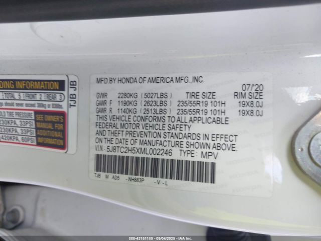 2021 ACURA RDX 5J8TC2H5XML002246 Photo 8