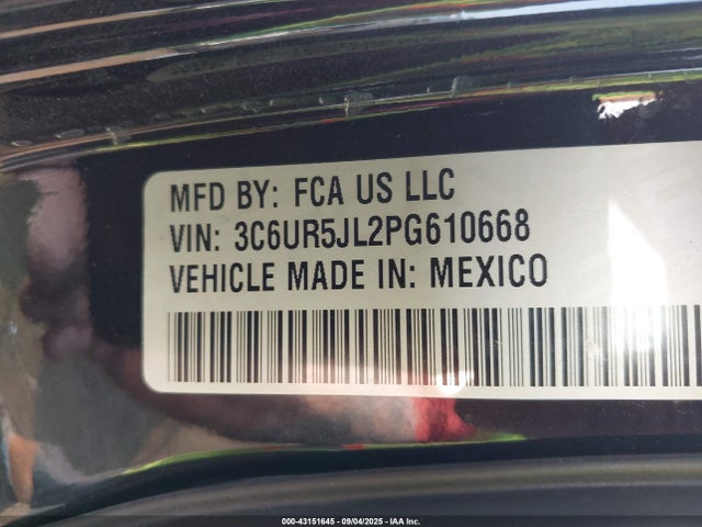 RAM 2500 2023 3C6UR5JL2PG610668 Image 9