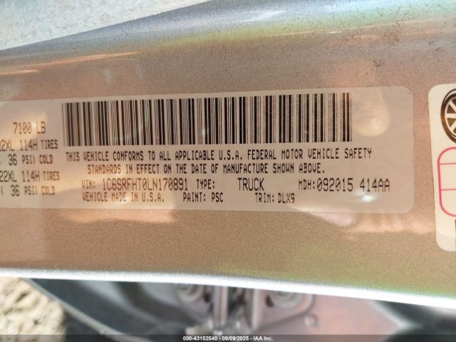 2020 RAM 1500 1C6SRFHT0LN170891 Photo 8