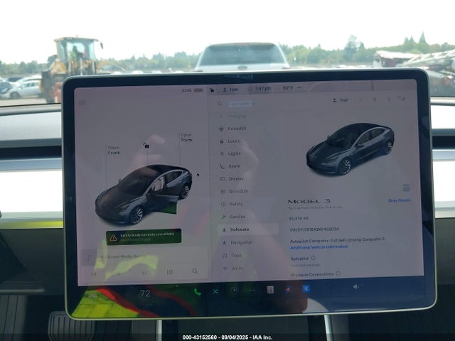 2019 TESLA MODEL 3 5YJ3E1EA2KF432034 Photo 6
