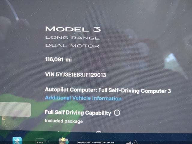 2018 TESLA MODEL 3 5YJ3E1EB3JF129013 Photo 6