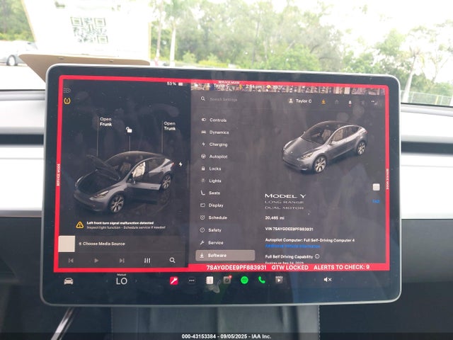 2023 TESLA MODEL Y 7SAYGDEE9PF883931 Photo 6