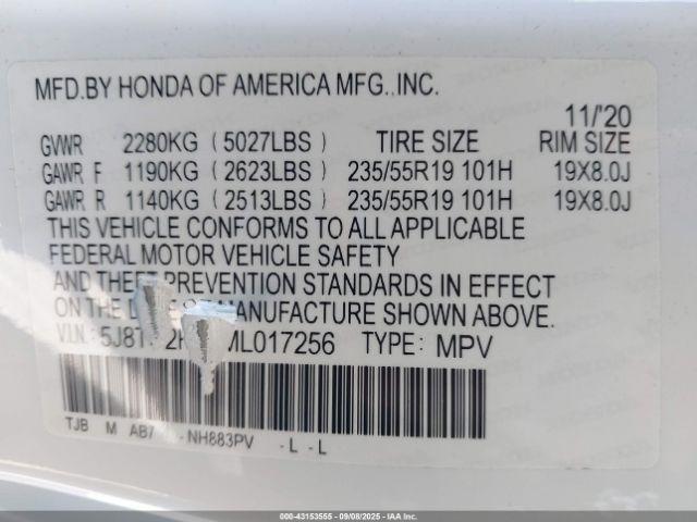 2021 ACURA RDX 5J8TC2H32ML017256 Photo 8