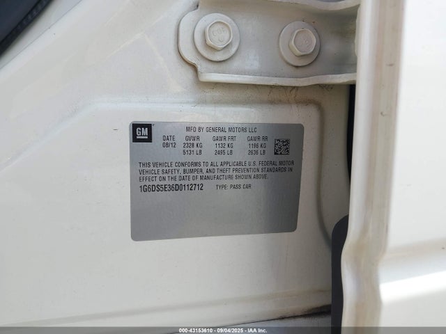 2013 CADILLAC CTS 1G6DS5E36D0112712 Photo 8