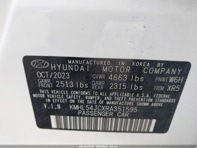 KMHL54JCXRA351595 Hyundai t-gdi theta iii