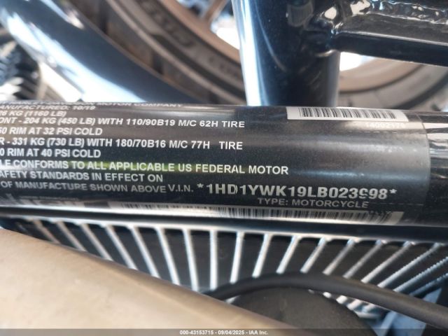 2020 HARLEY-DAVIDSON FXLRS 1HD1YWK19LB023998 Photo 9