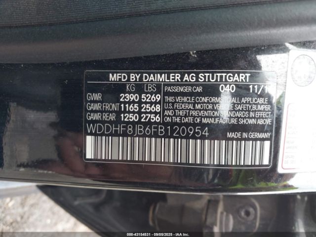 2015 MERCEDES-BENZ E 350 WDDHF8JB6FB120954 Photo 8