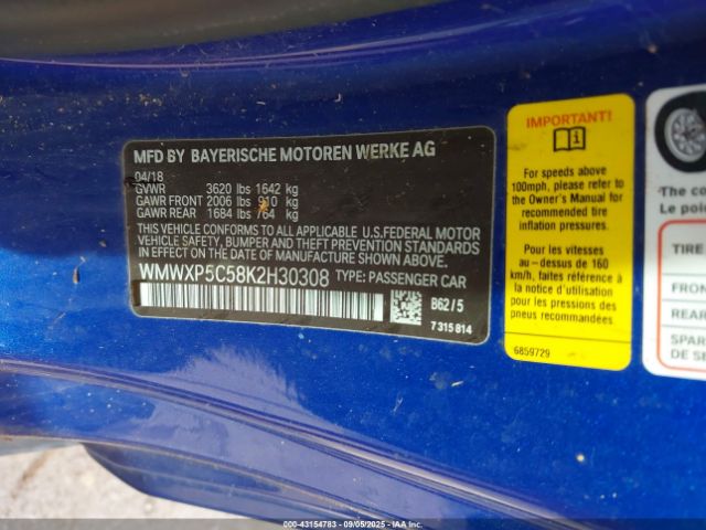 2019 MINI HARDTOP WMWXP5C58K2H30308 Photo 8