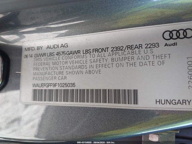 2015 AUDI A3 WAUEFGFF9F1025035 Photo 8
