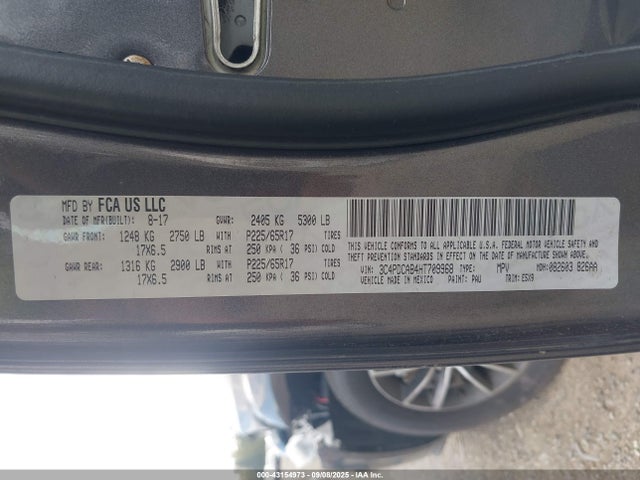 3C4PDCAB4HT709968 Dodge Journey